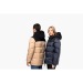 Unisex two-tone quilted hooded parka, Parka promotional