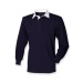 Product thumbnail Men's rugby polo shirt long sleeves 1