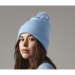 Beechfield beanie with pom-pom, Bonnet promotional