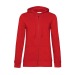 Sweat capuche zippé organique femme, Textile B&C promotional