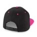 5 Panel Contrast Snapback - 5-panel cap with contrast peak, Flat peak cap promotional