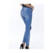 Product thumbnail CATHY - Women's slim brushed stone jeans 2