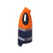 TWO-COLOUR HIGH VISIBILITY QUILTED BODYWARMER wholesaler