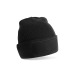 Beanie with recycled polyester insert - RECYCLED ORIGINAL PATCH BEANIE, Durable hat and cap promotional