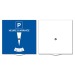 Disque de stationnement carton 15 x 15 cm, disque de stationnement promotional