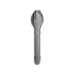 Set de 3 couverts en inox dans boitier rigide, Couvert durable promotional