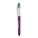Bic® 4 colours shine, 4 color pen promotional