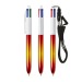 BIC® 4 Colours® Flags Collection lanyard wholesaler