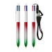 BIC® 4 Colours® Flags Collection lanyard wholesaler