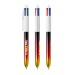 BIC® 4 Colours® Flags Collection lanyard, stylo 4 couleurs promotional