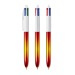 BIC® 4 Colours® Flags Collection lanyard, stylo 4 couleurs promotional