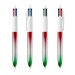 BIC® 4 Colours® Flags Collection lanyard, stylo 4 couleurs promotional