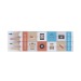 Set quadri 4 couleurs 8,7cm wholesaler