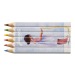 Set Quadri 6 Coul 8,7 Cm, Colored pencil promotional