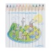 Set Quadri 12 Col 8,7 Cm, Colored pencil promotional