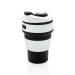 Collapsible silicone mug, mug and cup with lid promotional