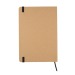 A5 ecological kraft notebook, recycled notebook promotional