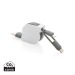 Câble de charge rétractable 3 en 1, câble de chargement promotional