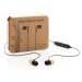 Bluetooth bamboo headphones, wireless bluetooth headset promotional