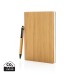 Product thumbnail A5 notebook and bamboo pen set 0