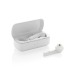Pair of wireless earphones with ear tips, wireless bluetooth headset promotional
