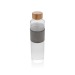 Bouteille en verre 75cl avec bouchon bambou, Bouteille en verre promotional