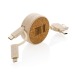 Product thumbnail 6-in-1 retractable cable made of cork and straw fibre 5