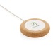 Product thumbnail 5W induction charger made of cork and wheat straw fibre 4
