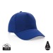 5 panel cap in recycled cotton 280gr IMPACT, Durable hat and cap promotional