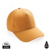 Product thumbnail 5 panel cap in recycled cotton 280gr IMPACT 2