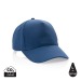 5 panel cap in recycled cotton 280gr IMPACT wholesaler