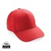 Product thumbnail 5 panel cap in recycled cotton 280gr IMPACT 5
