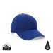 Product thumbnail 6 panel cap in recycled cotton 190gr IMPACT 1
