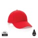 Product thumbnail 6 panel cap in recycled cotton 190gr IMPACT 2