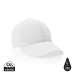 6 panel cap in recycled cotton 190gr IMPACT, Durable hat and cap promotional