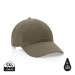6 panel cap in recycled cotton 190gr IMPACT wholesaler