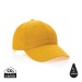 Product thumbnail 6 panel cap in recycled cotton 190gr IMPACT 5