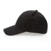 6 panel cap in recycled cotton 190gr IMPACT, Durable hat and cap promotional