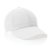 6 panel cap in recycled cotton 190gr IMPACT, Durable hat and cap promotional