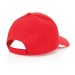 6 panel cap in recycled cotton 190gr IMPACT, Durable hat and cap promotional