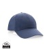 6 panel cap in recycled cotton 190gr IMPACT, Durable hat and cap promotional