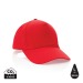 Product thumbnail 5 panel cap in recycled cotton 190gr IMPACT 2