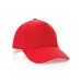 5 panel cap in recycled cotton 190gr IMPACT, Durable hat and cap promotional
