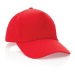 5 panel cap in recycled cotton 190gr IMPACT, Durable hat and cap promotional