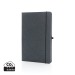 Product thumbnail A5 hard cover notebook in recycled leather 0