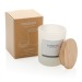 Ukiyo scented candle with bamboo lid, candle promotional