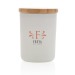 Ukiyo scented candle with bamboo lid, candle promotional