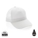 Impact AWARE 5 panel recycled cotton road cap,  promotional