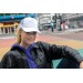 Impact AWARE 5 panel recycled cotton road cap, ecological object promotional