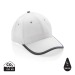 Product thumbnail Impact AWARE 6 panel recycled cotton contrast cap 3